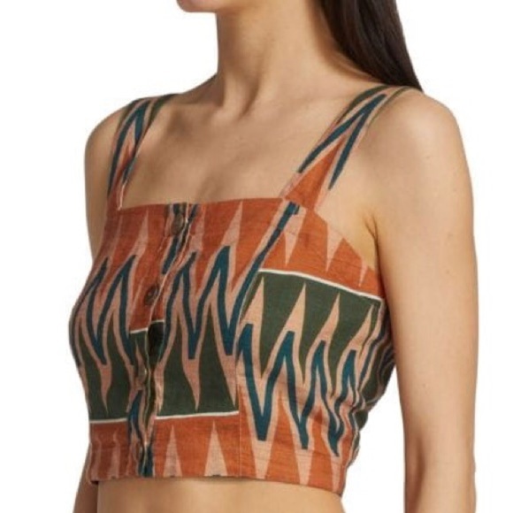 Veronica Beard Tiffany Square Neck Top - Picture 3 of 16